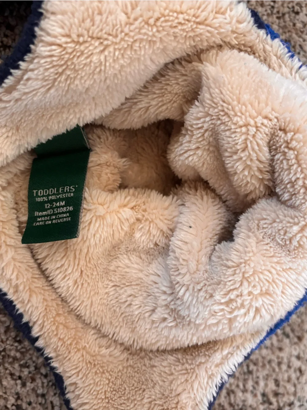 L.L. Bean Fleece Hat and Mitten Set